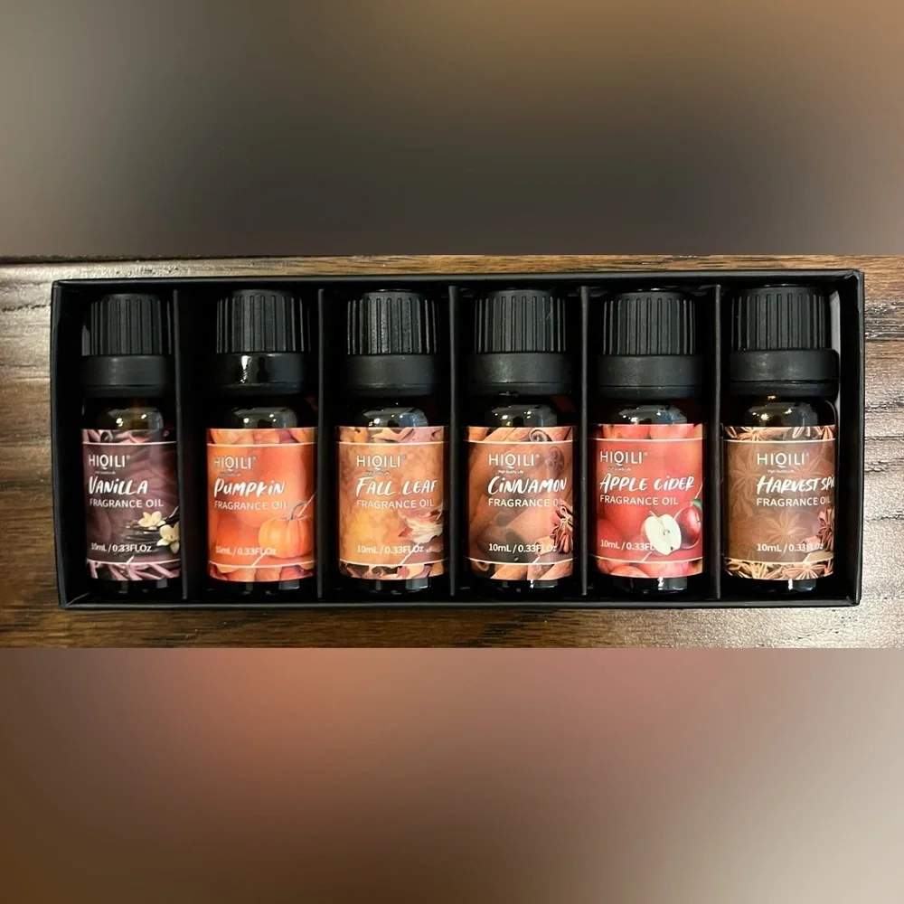 NEW Hiqili Spice Fragrance Oil Gift Set - Set of 6 Fragrances